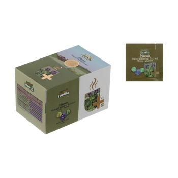  چای سبز فامیلا با طعم به لیمو - 130 گرم بسته 14 عددی6330a358bf38291530